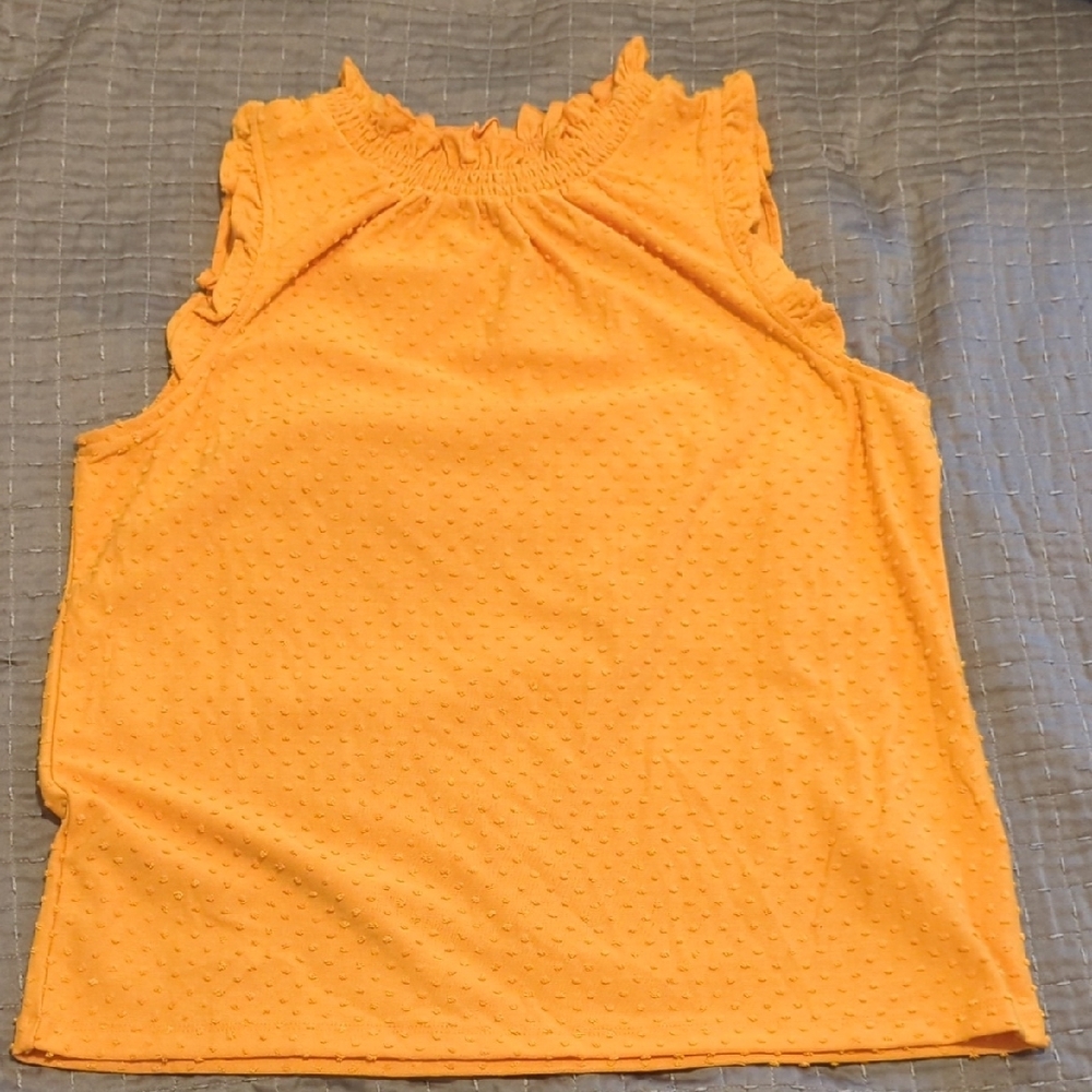 J. Crew Orange Sleeveless Top
